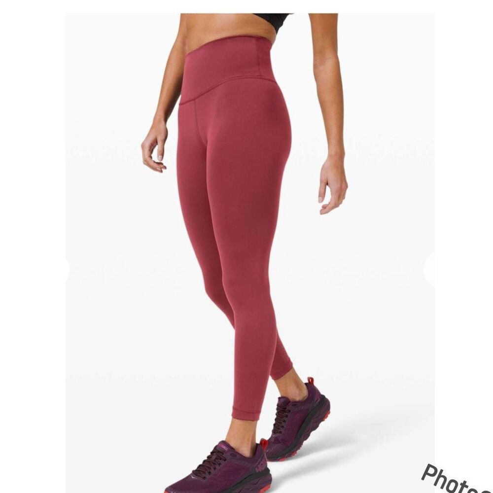 Lululemon Wunder Train High Rise Leggings Chianti 0 Women